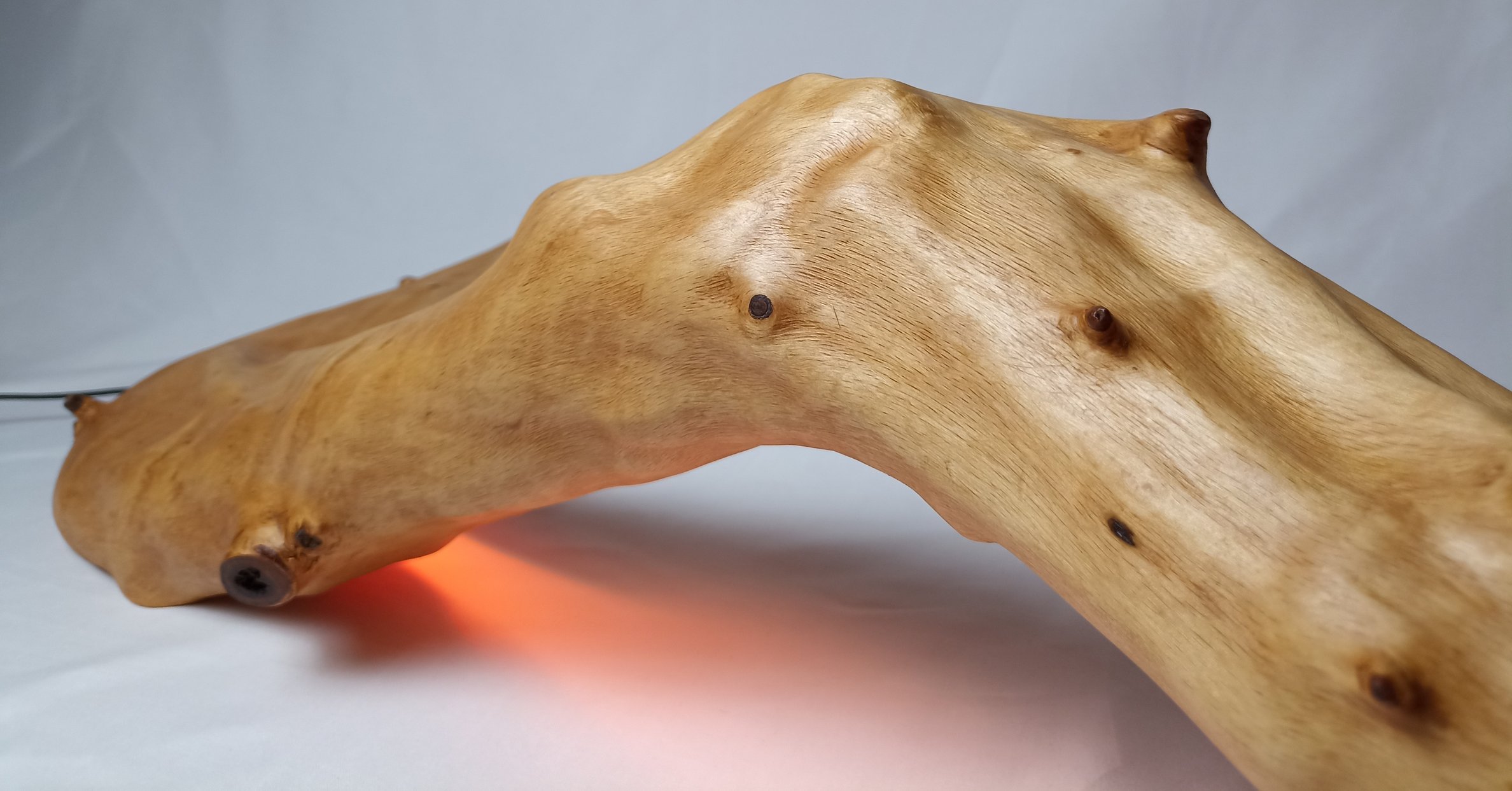 Holzlampe